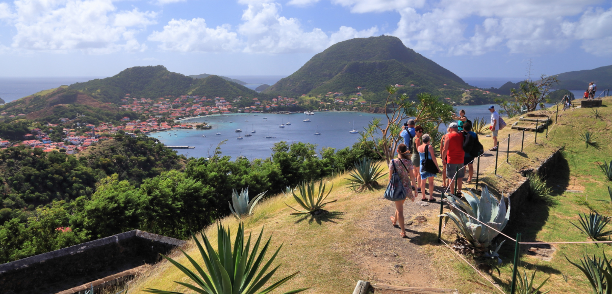 La vue panoramique depuis le Fort Napoléon, les Saintes - Jour 4