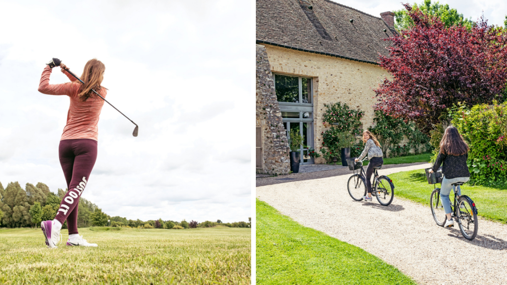 Sur le green ou sur les roues, découvrez ce parc de 21 hectares sous tous les angles...