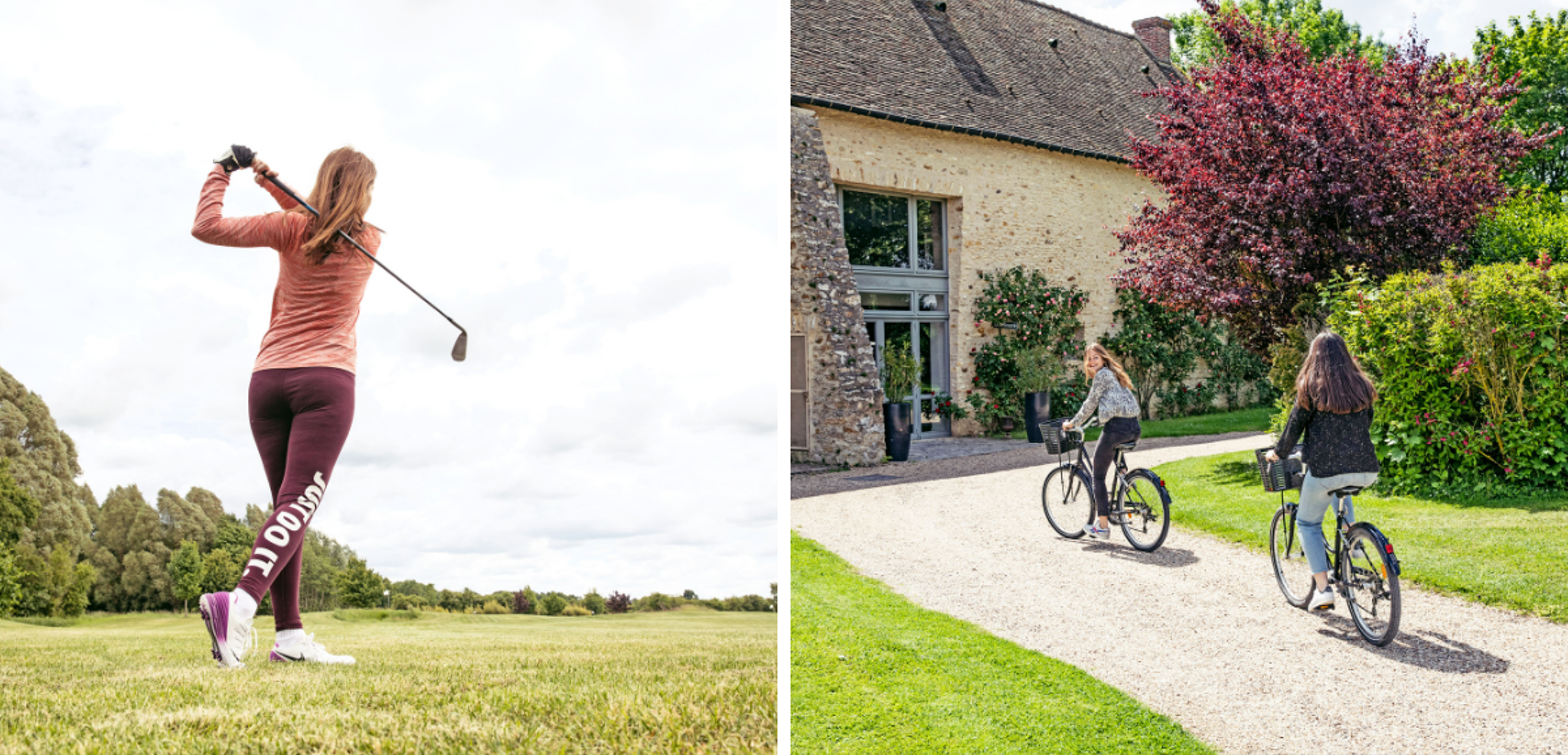 Sur le green ou sur les roues, découvrez ce parc de 21 hectares sous tous les angles...