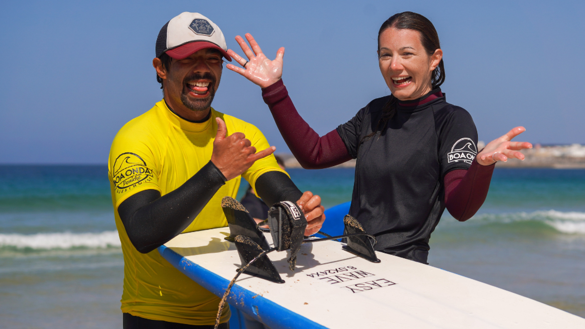 Au programme : des cours de surf