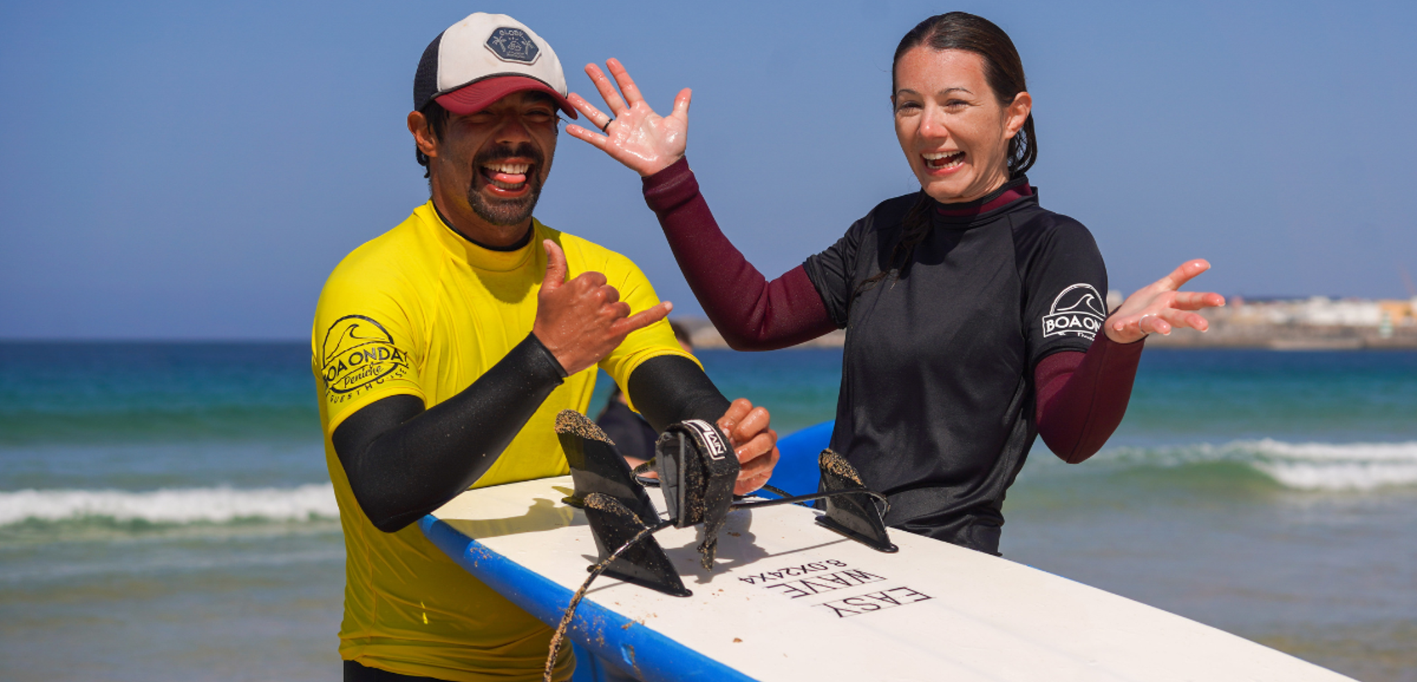 Au programme : des cours de surf