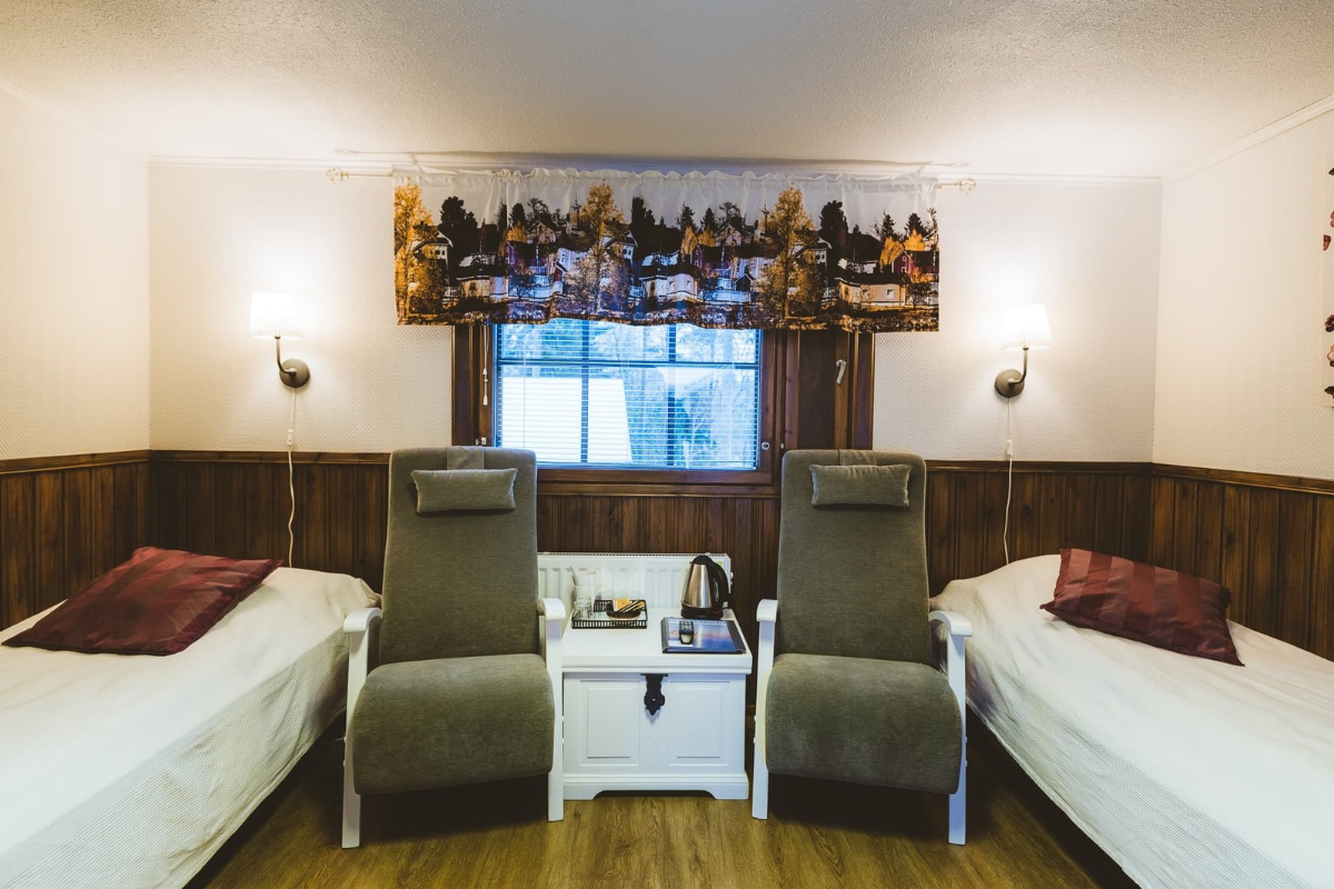 Chambre twin, Loma-Vietonen Oy, Laponie 