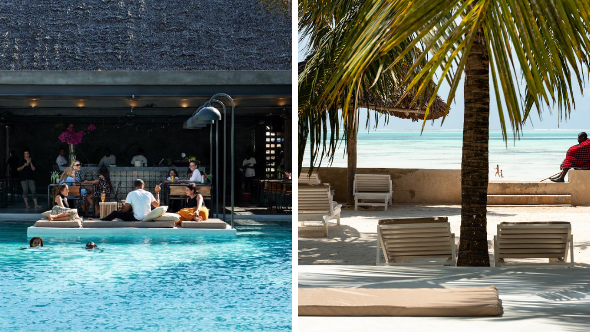 Farniente au bord de la piscine ou sur la plage !