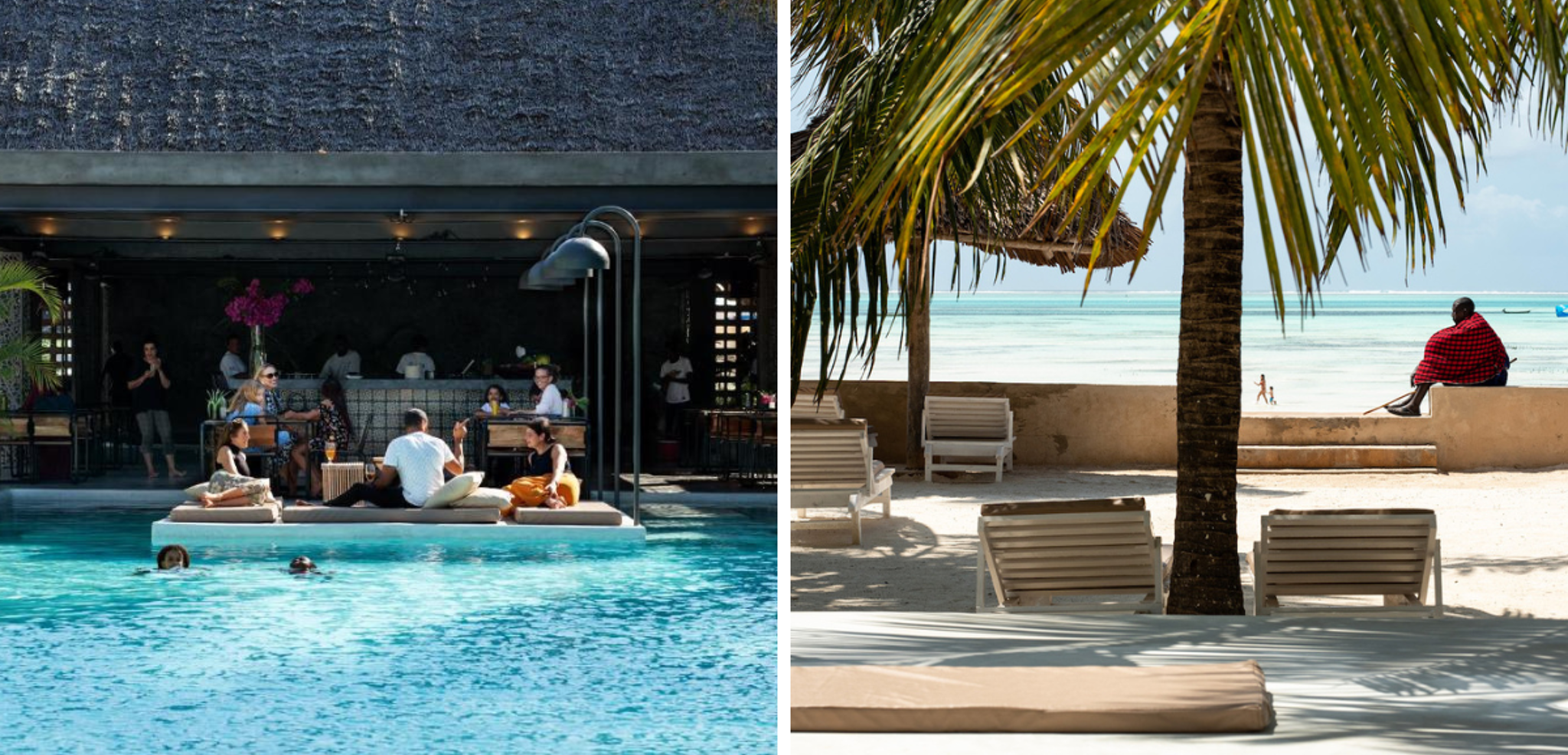 Farniente au bord de la piscine ou sur la plage !