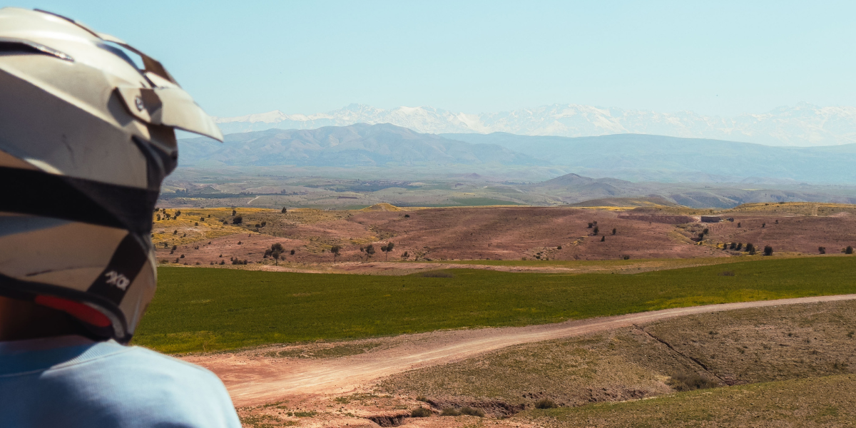 Quad dans le désert d'Agafay