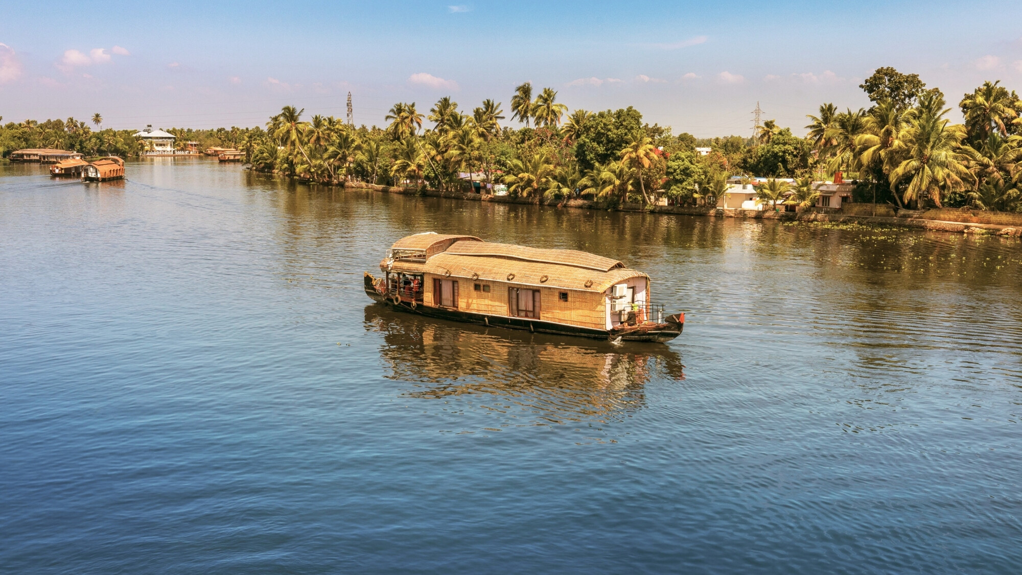 Votre hébergement flottant à Alleppey (ou similaire), Kerala, Inde