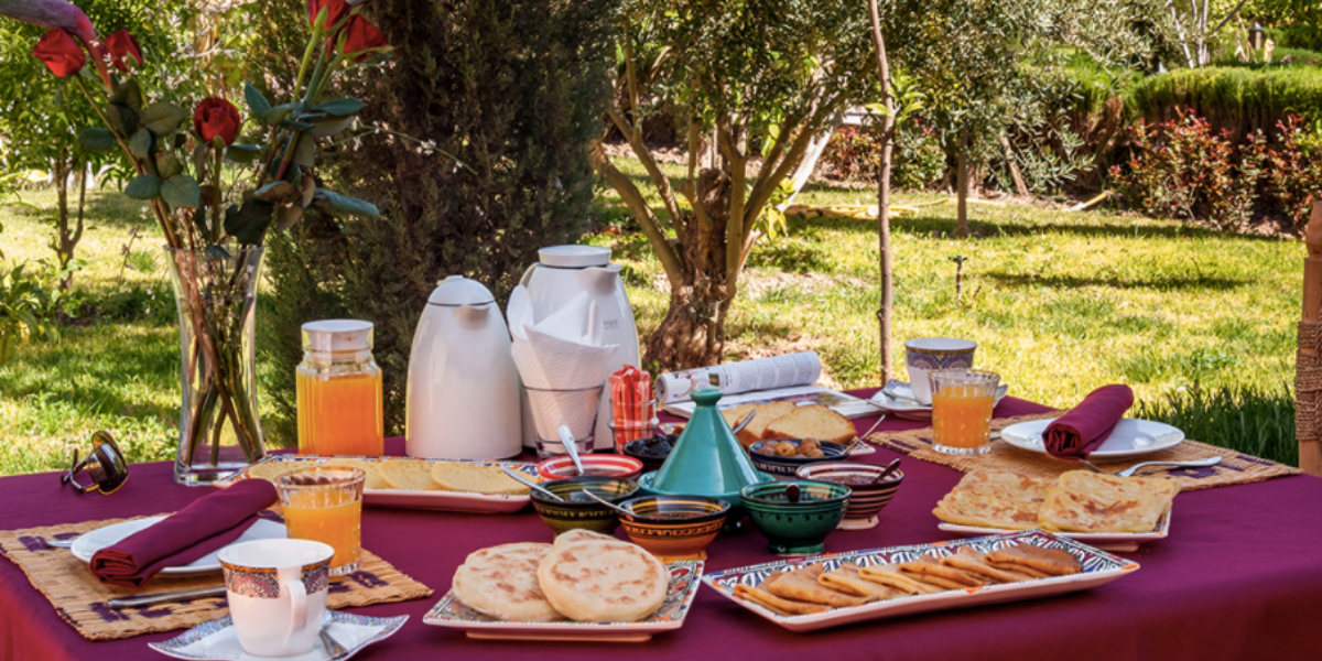 Des repas à base de produits bio du domaine 