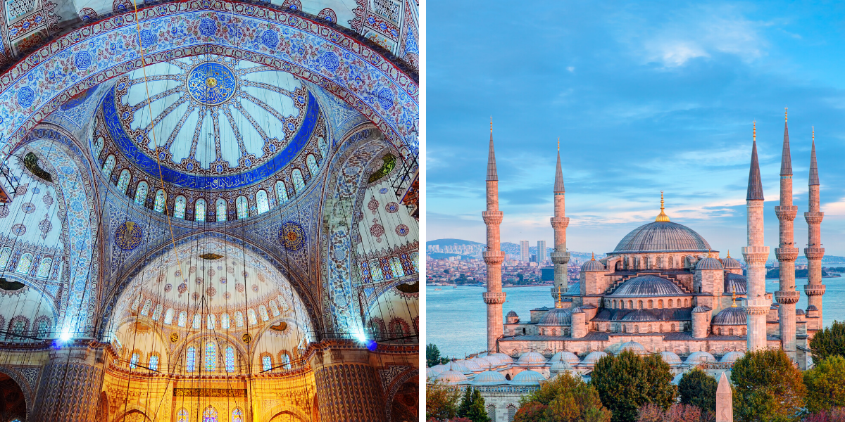 Visitez la ville : de la Mosquée Bleue...