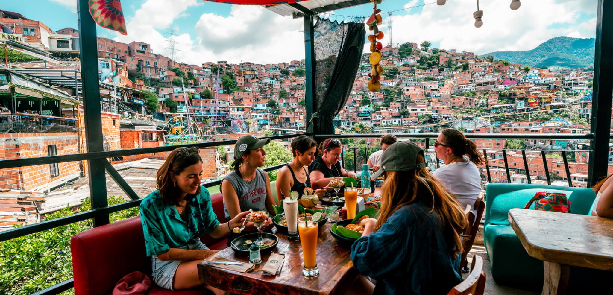 Un repas communautaire partagé à Medellìn - J7
