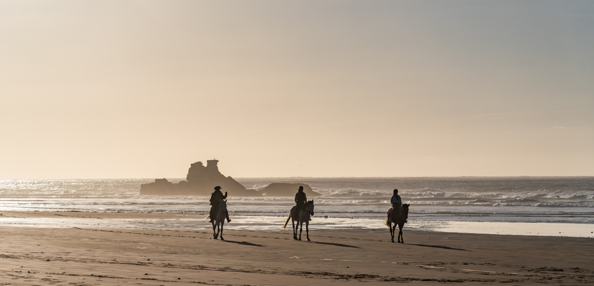 Une balade à cheval sur la plage (en option) - jours 3 ou 4
