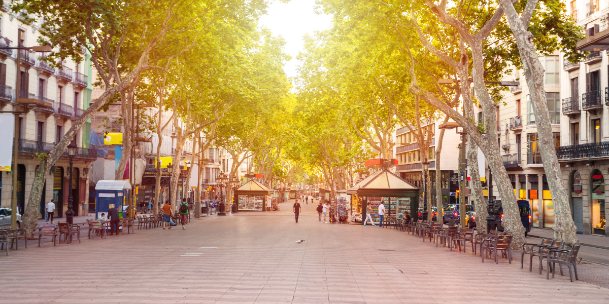 La célèbre Rambla 