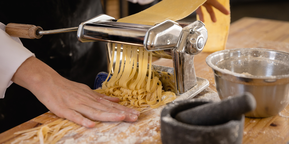 La confection de pâtes en agroturismo, jour 4