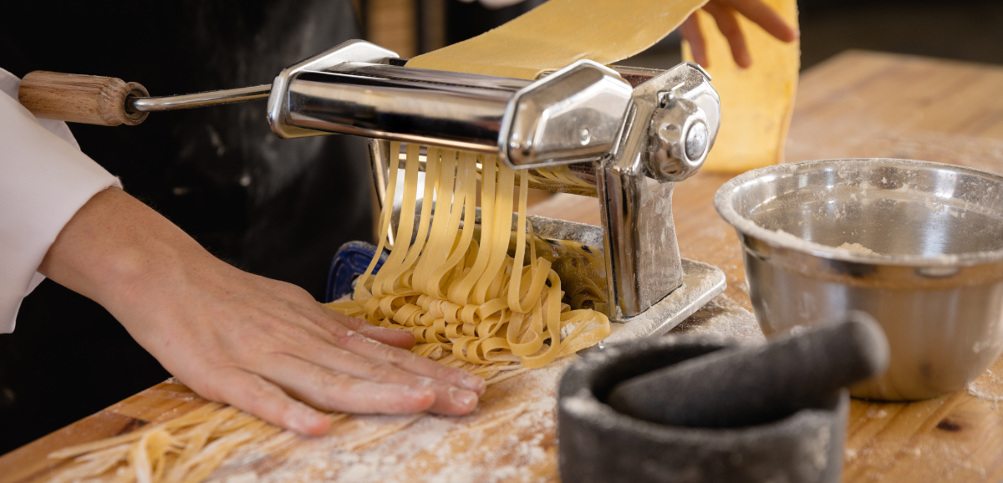 La confection de pâtes en agroturismo, jour 4