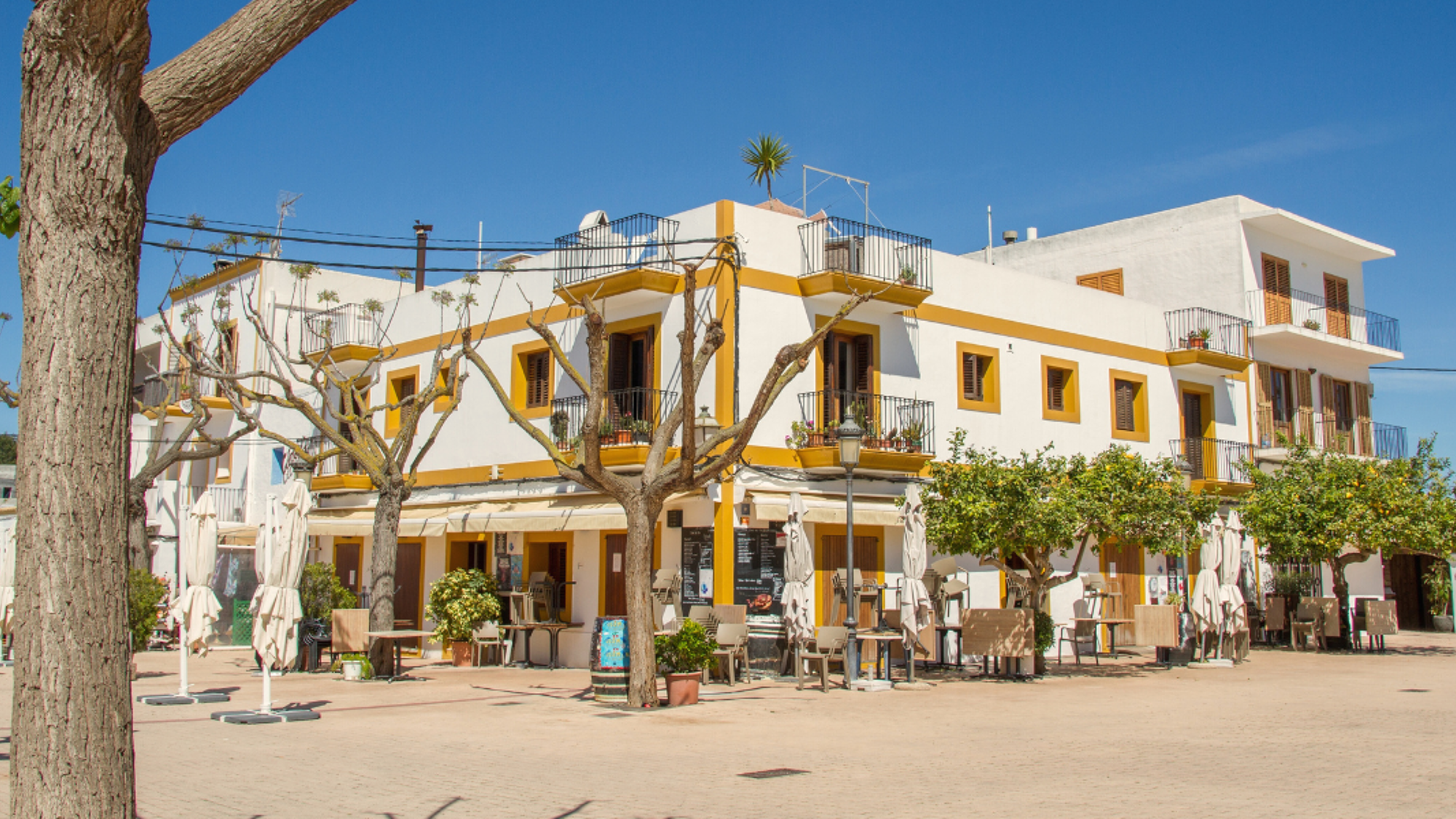 Village de Santa Gertrudis, Ibiza, Espagne