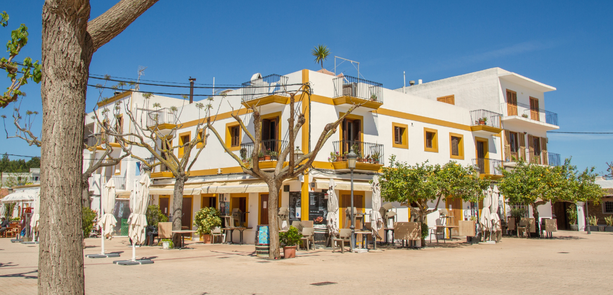 Village de Santa Gertrudis, Ibiza, Espagne
