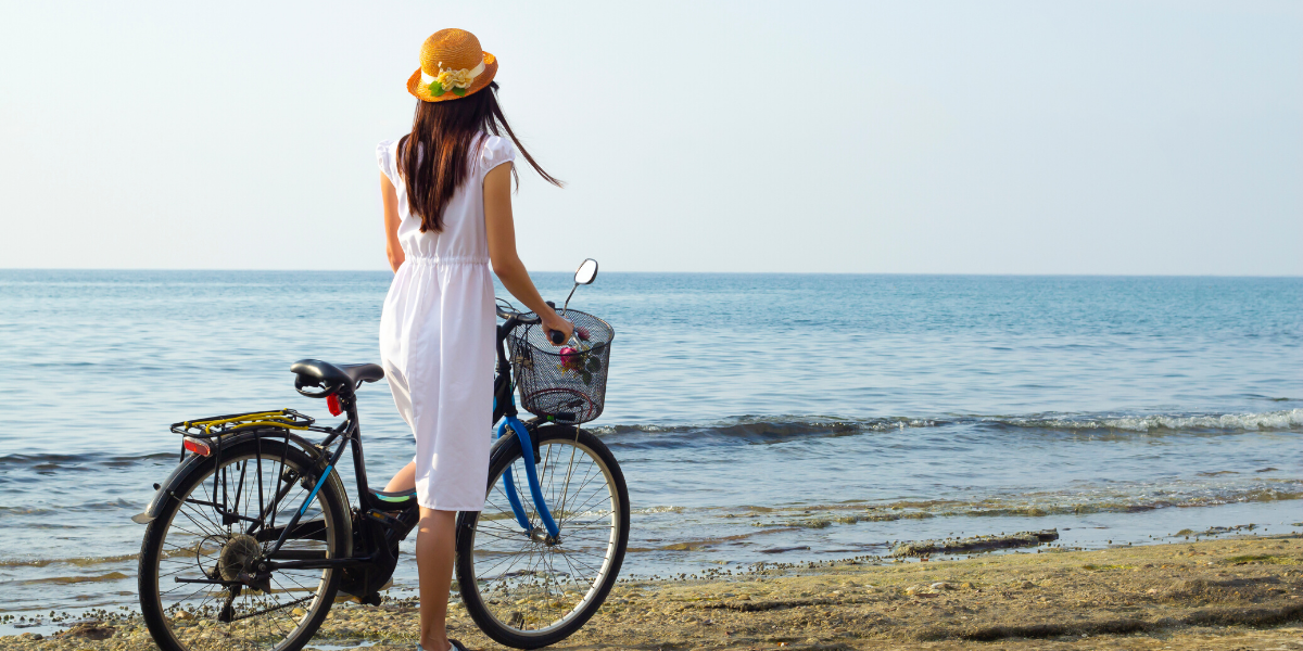 Lors de balade à vélo...