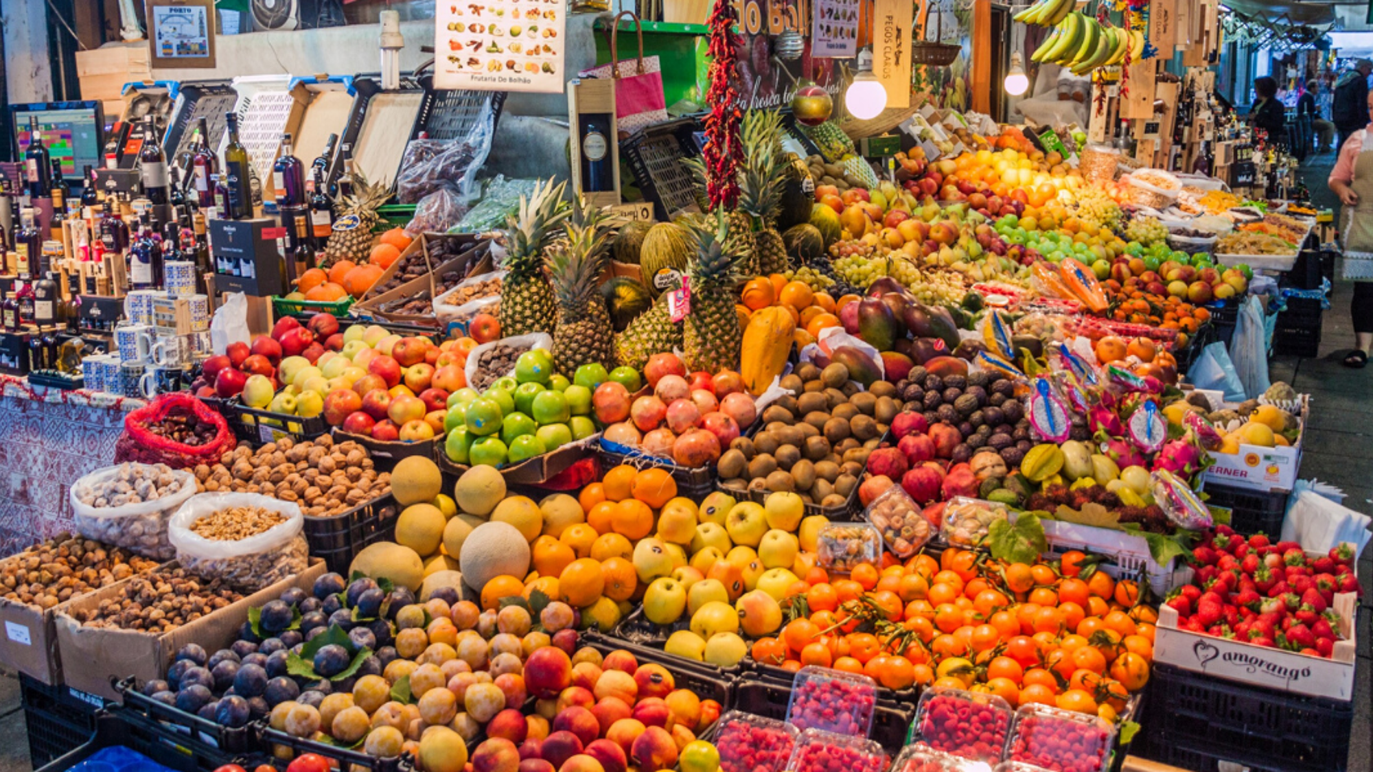 Déambulez dans le marché de Bolhao