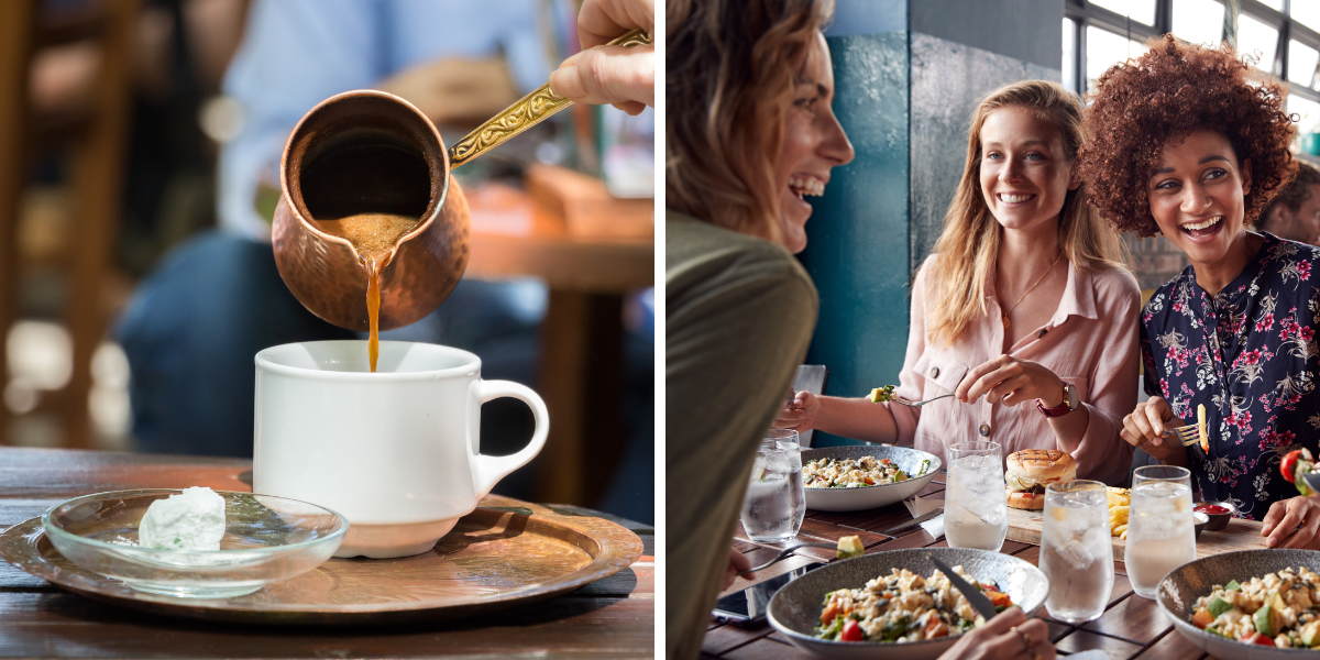 Un café grec entre Copines ça vous tente ? (non inclus) 