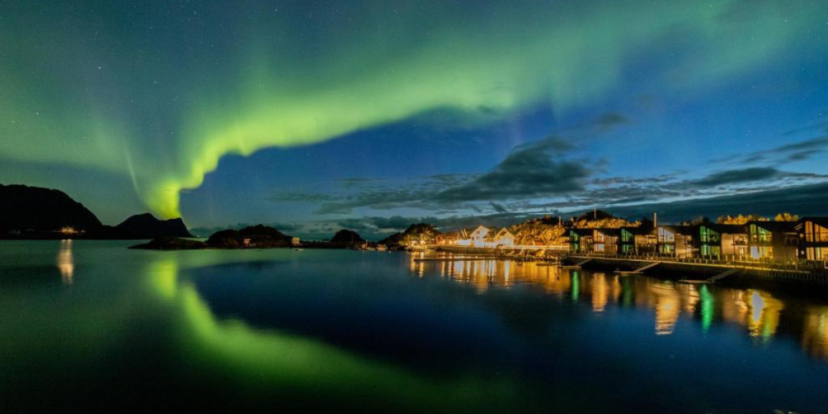 Les aurores boréales qui illuminent le ciel de Hamn (phénomène imprévisible) - jours 3 à 7 