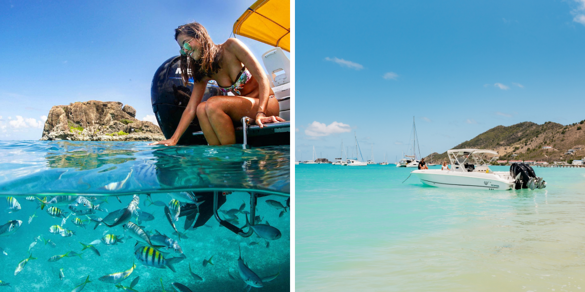 Lors d'une excursion snorkeling