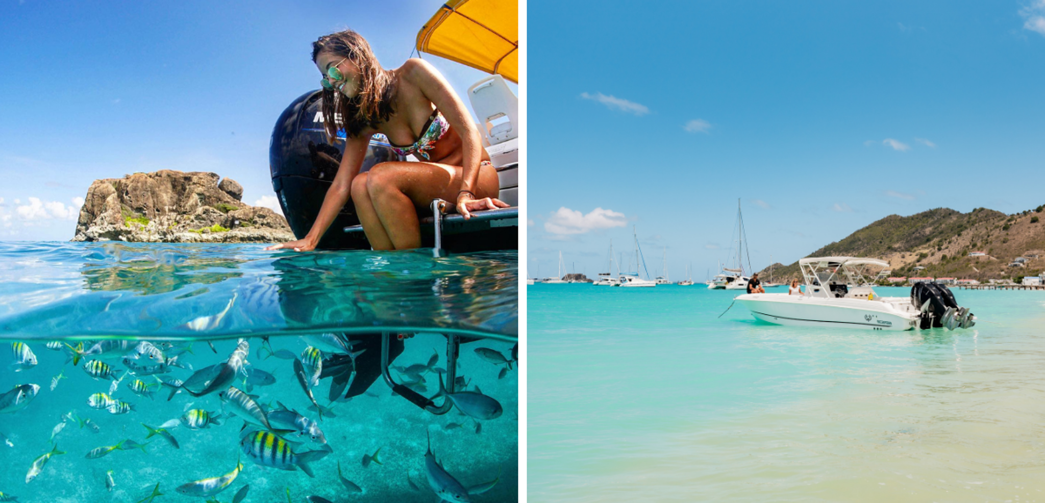 Lors d'une excursion snorkeling