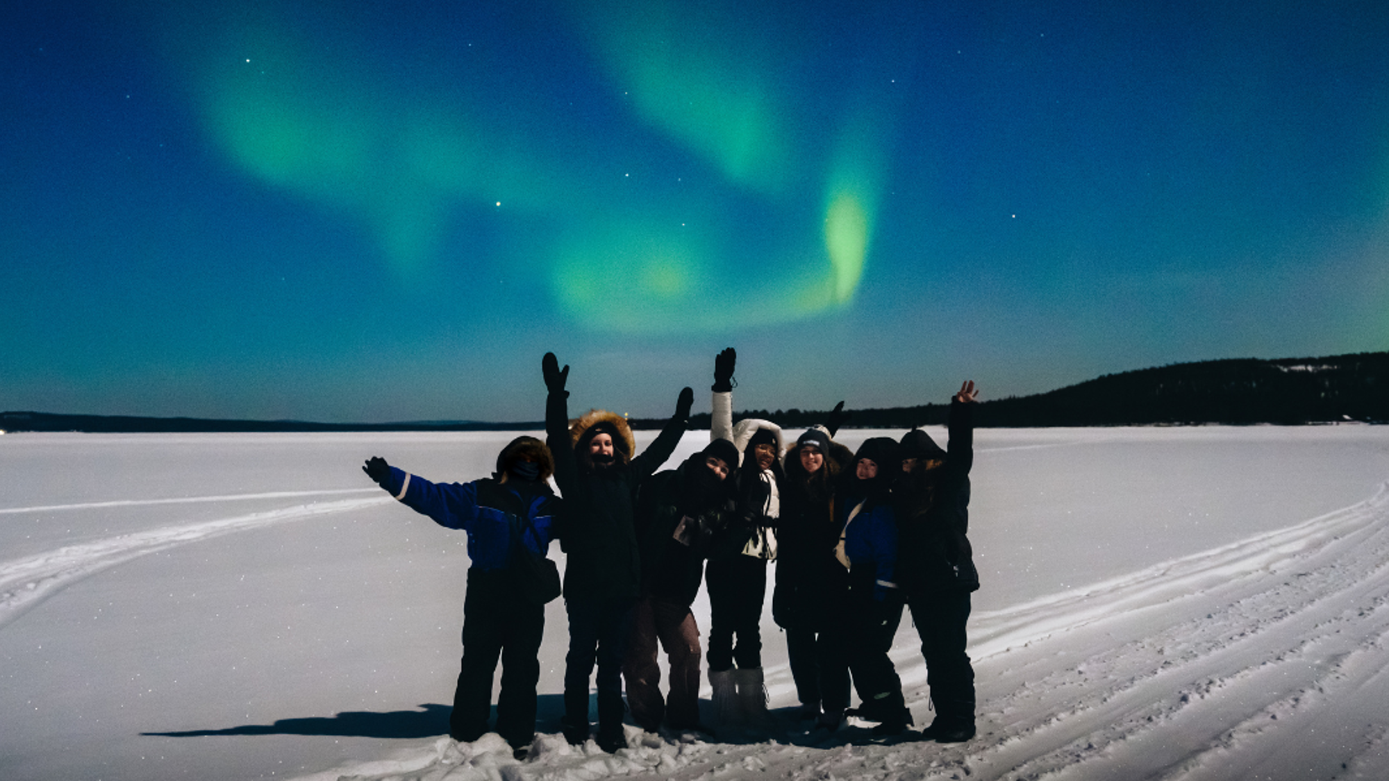Vous aurez peut-être la chance d'observer des aurores boréales (phénomène imprévisible)