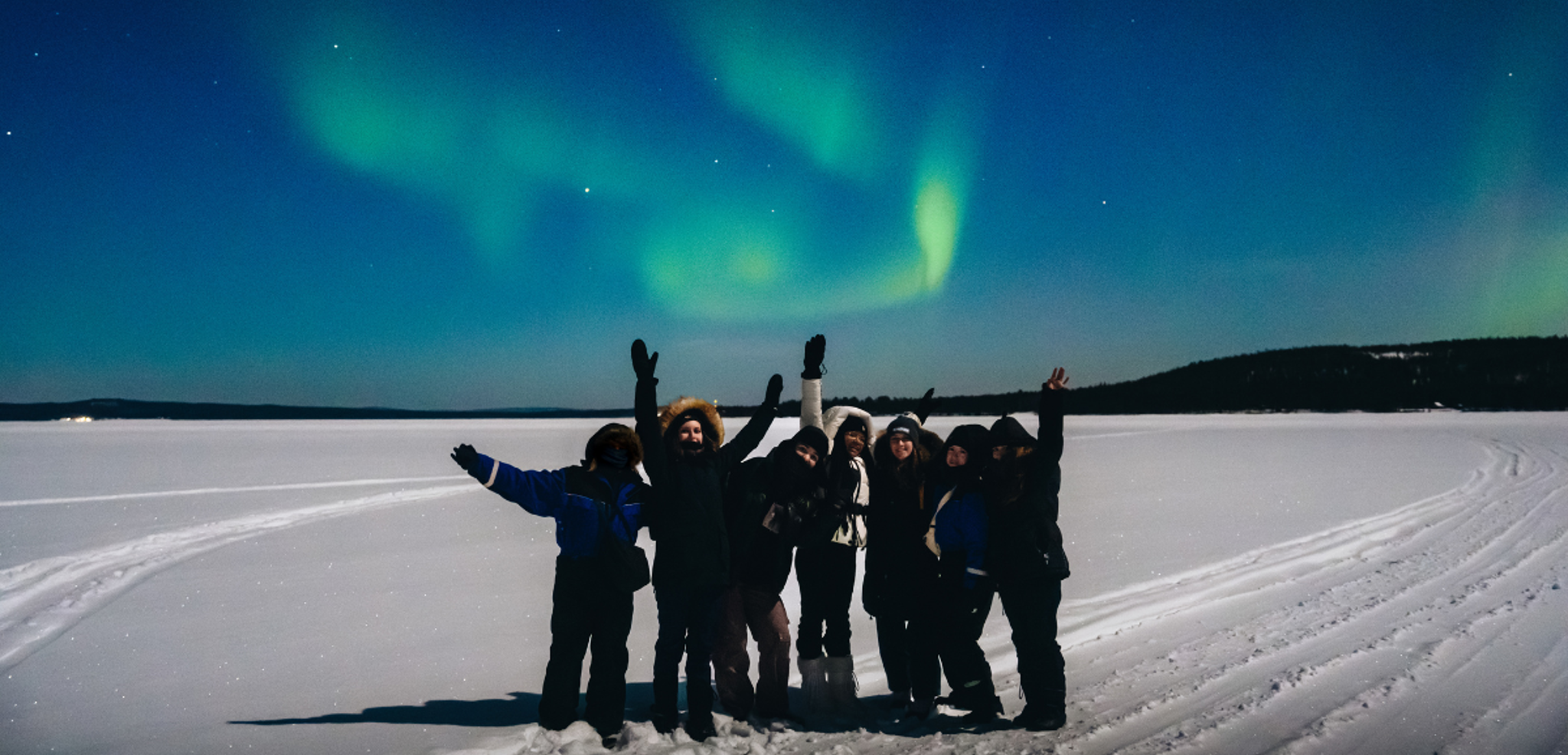 Vous aurez peut-être la chance d'observer des aurores boréales (phénomène imprévisible)