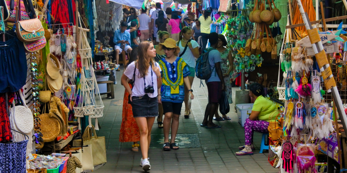 Le marche d'Ubud en toute liberté - jour 8 