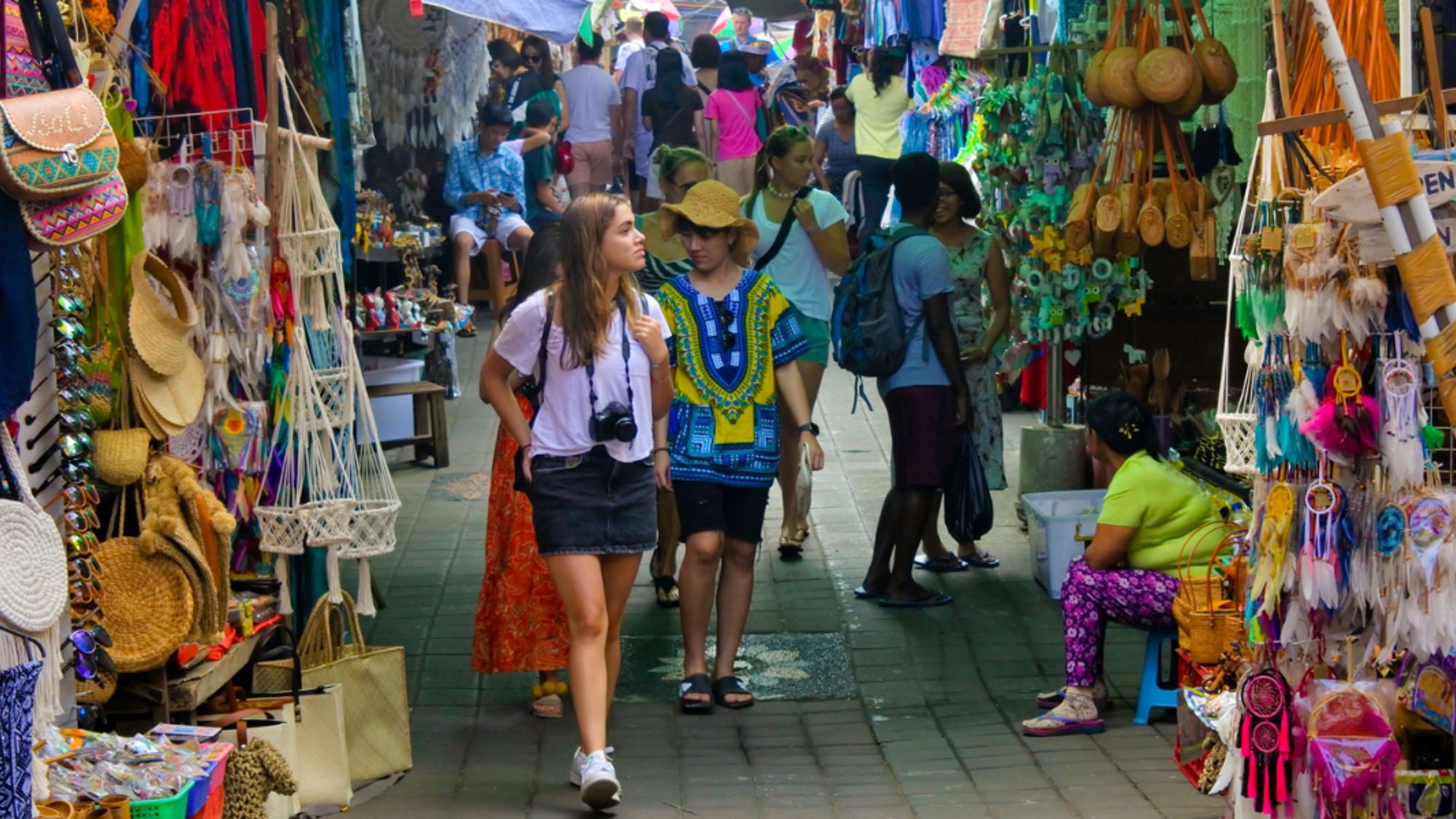 Le marche d'Ubud en toute liberté - jour 8