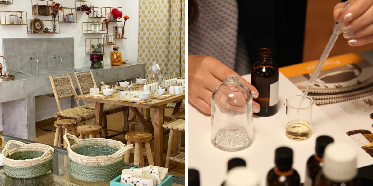 Et faites appel à votre côté créatif en élaborant votre propre parfum ! 