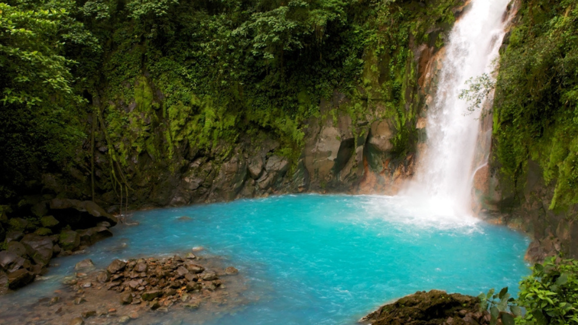 La cascade du Rio Celeste