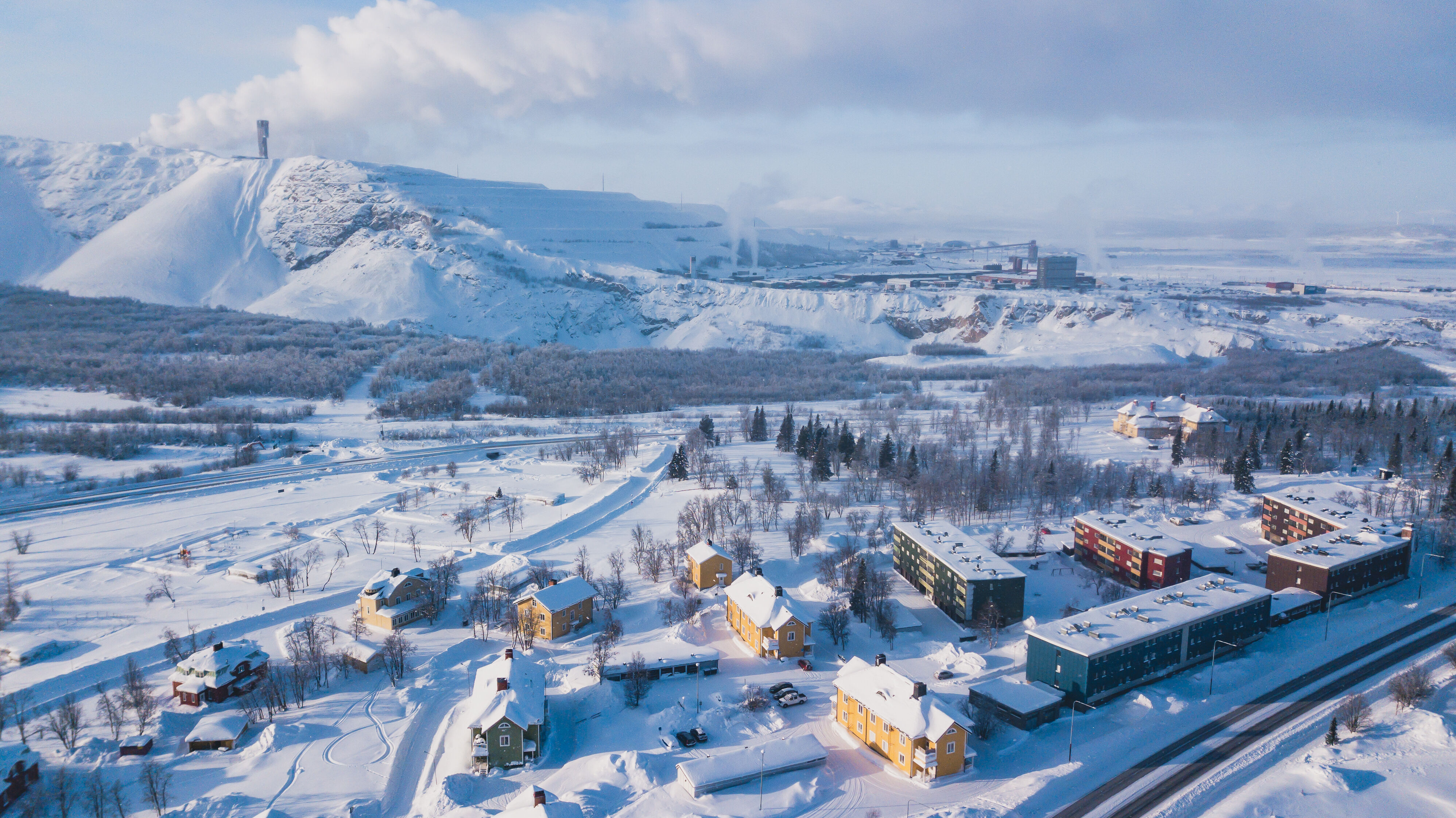 Bienvenue à Kiruna en Laponie suédoise