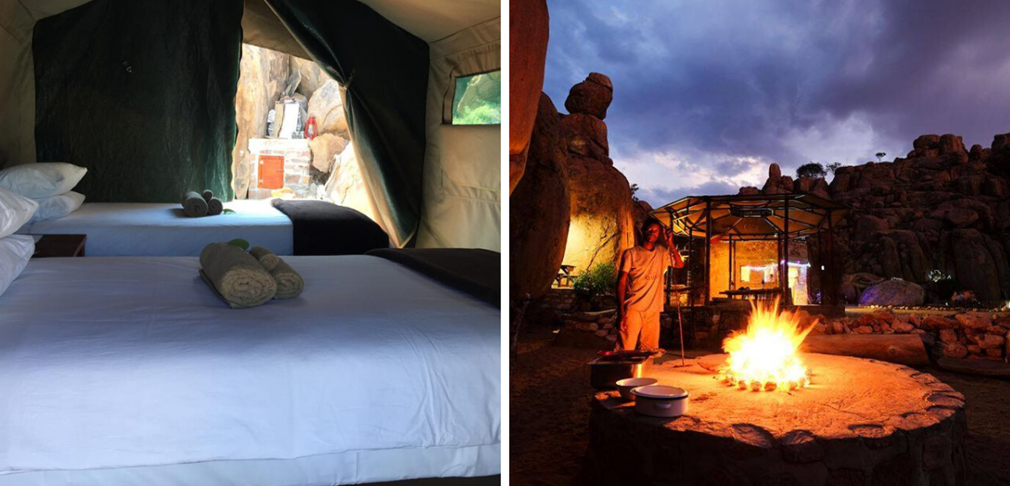 Exemple de bivouac (photo non contractuelle)