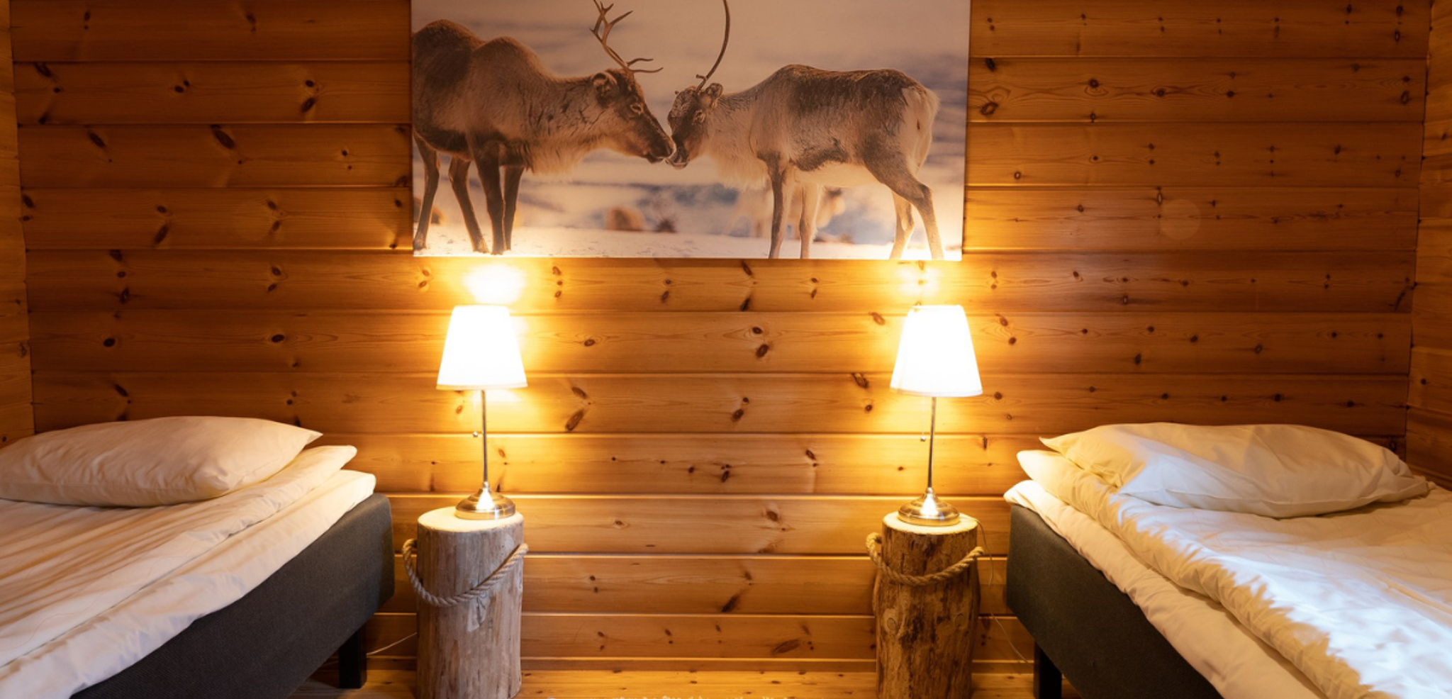 Chambre 2 avec 2 lits simples