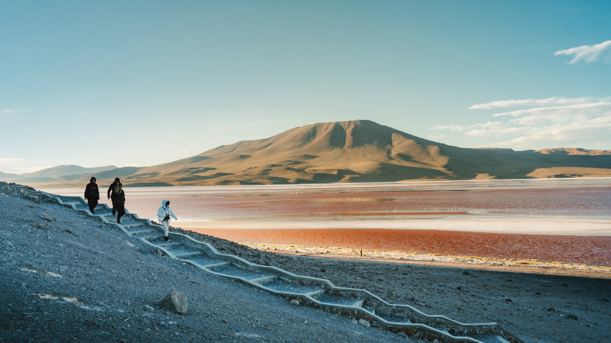 Puis découvrez les paysages somptueux de la Laguna Colorada