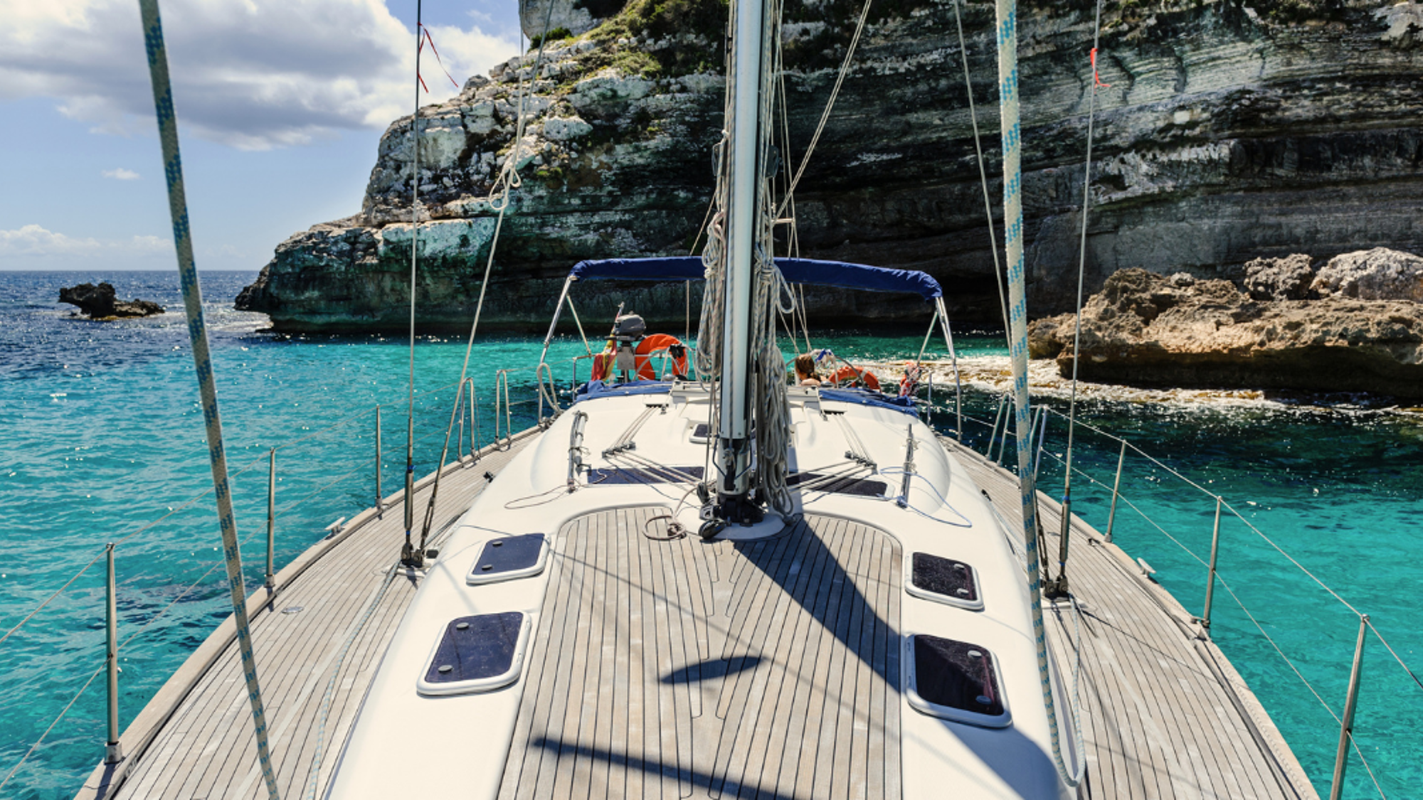 Sortie en mer sur un voilier, Majorque, Espagne