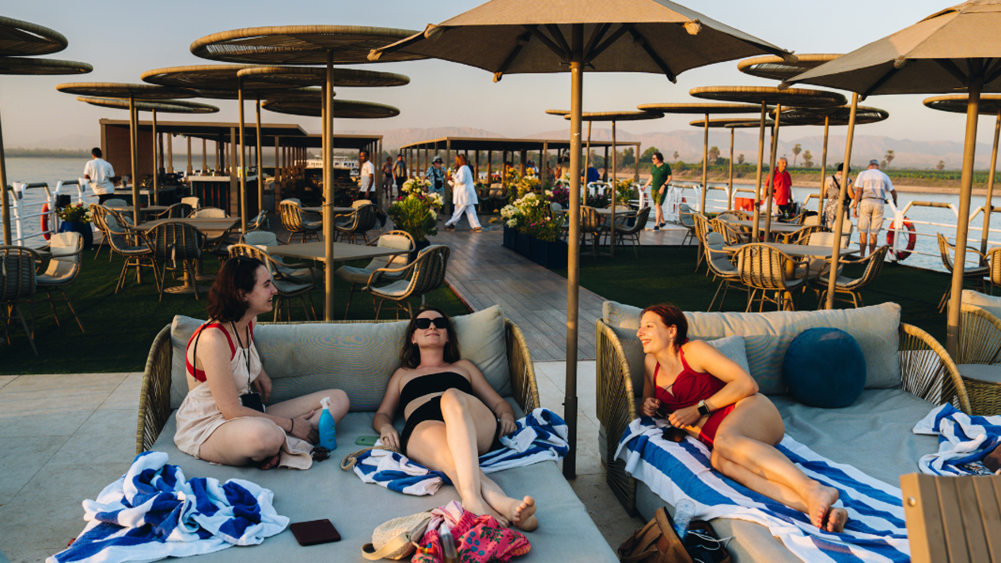 Des moments de détente pendant la navigation