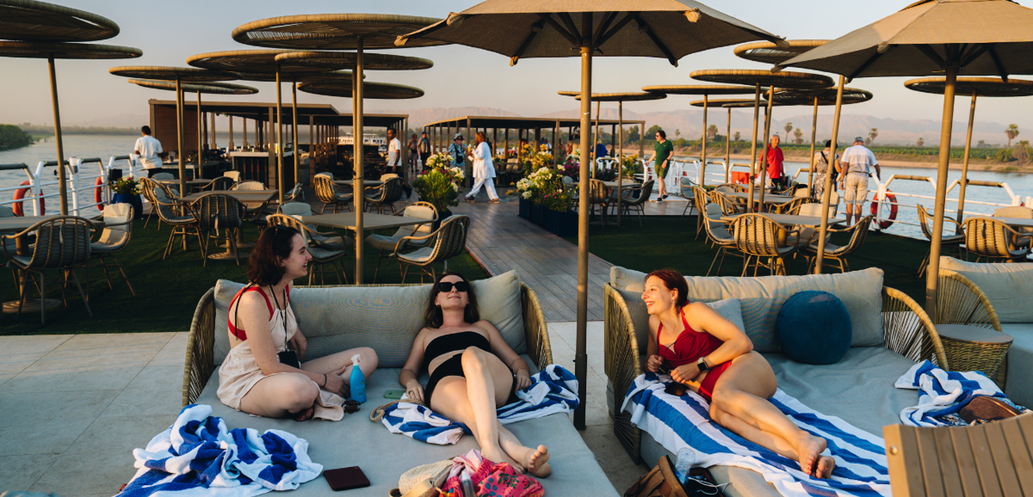 Des moments de détente pendant la navigation