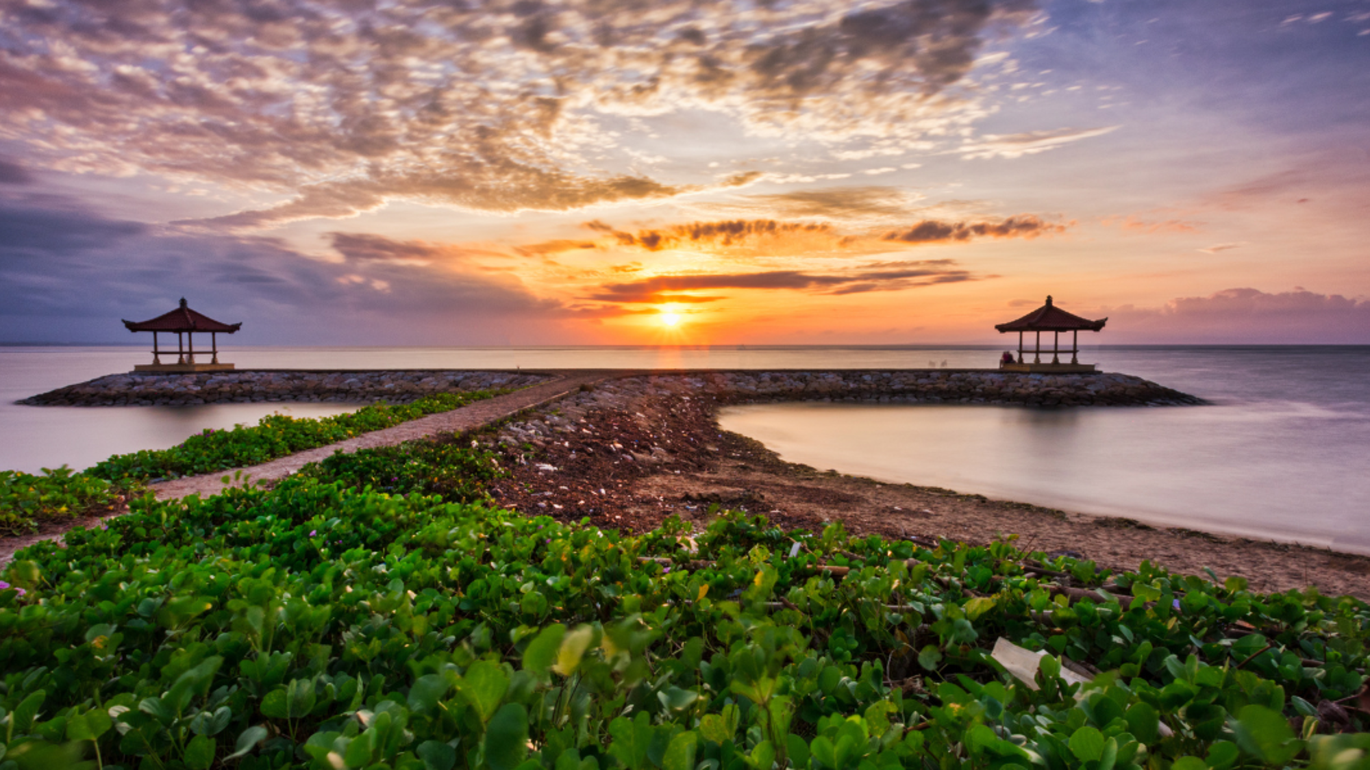 Coucher de soleil à Sanur