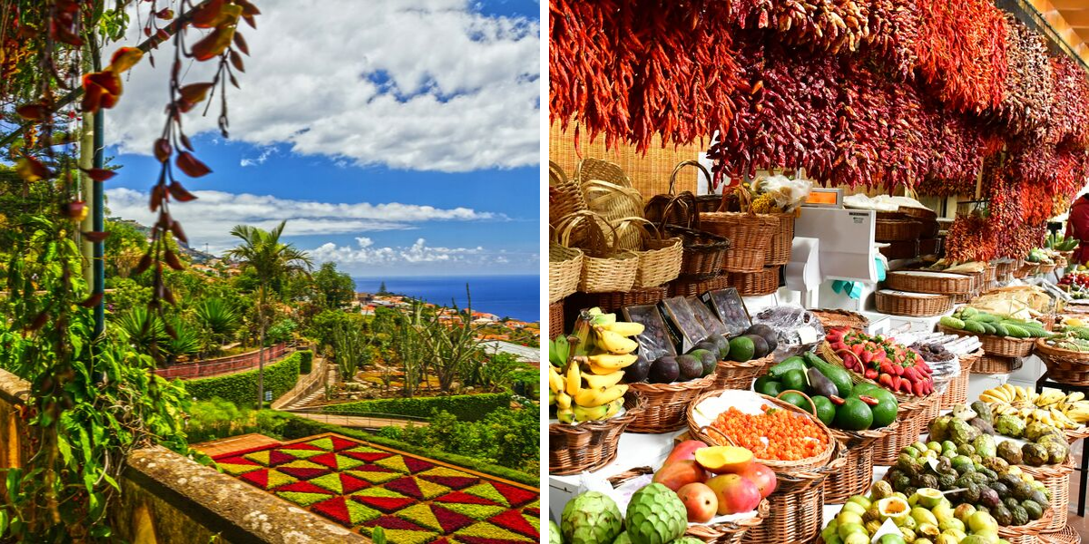 Ses jolis jardins et son marché coloré