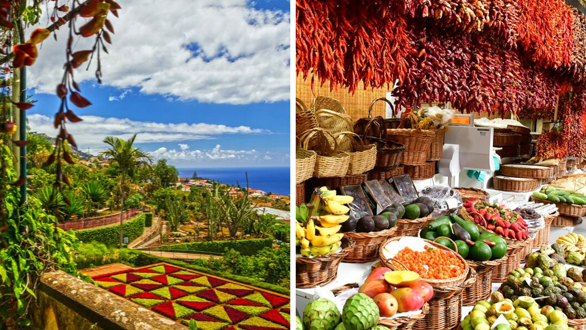 Ses jolis jardins et son marché coloré