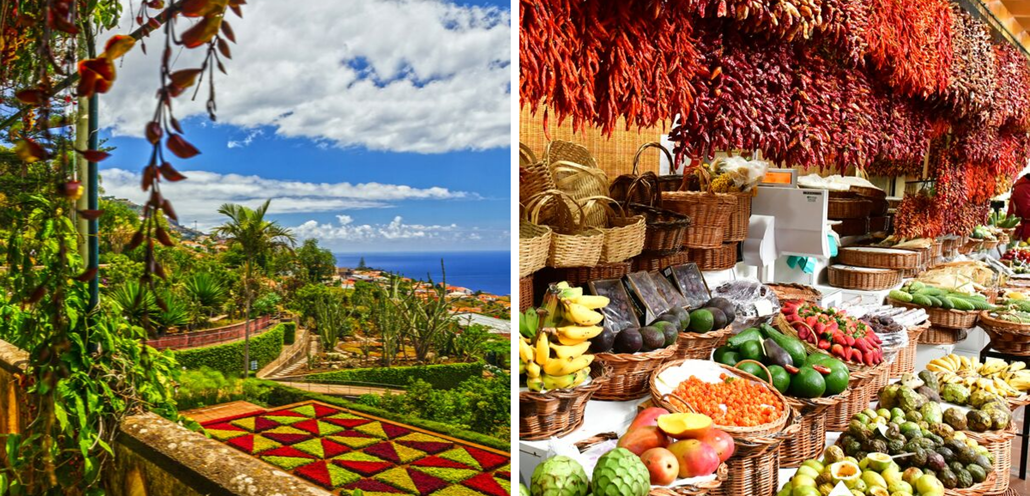 Ses jolis jardins et son marché coloré