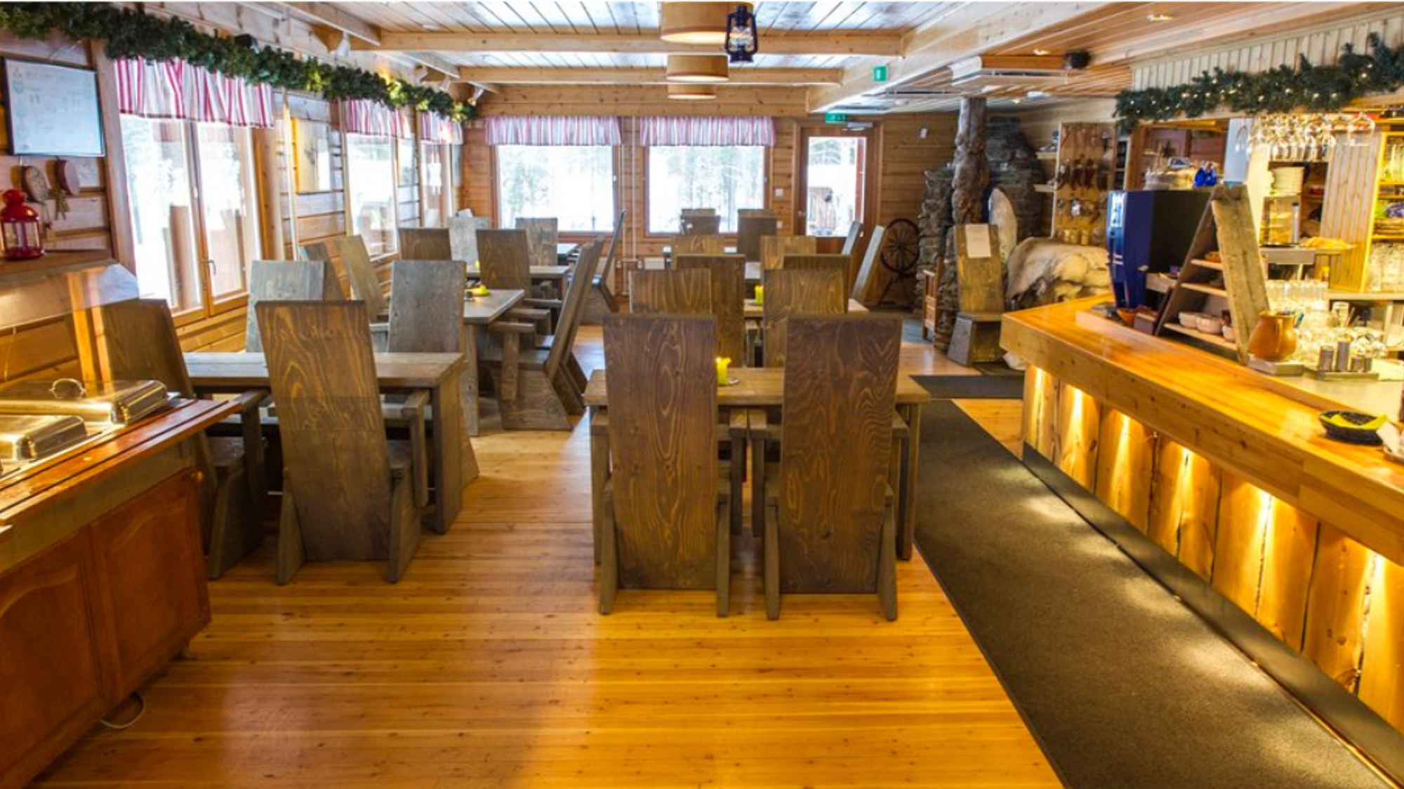 Dégustez une cuisine bio et locale au restaurant du chalet principal