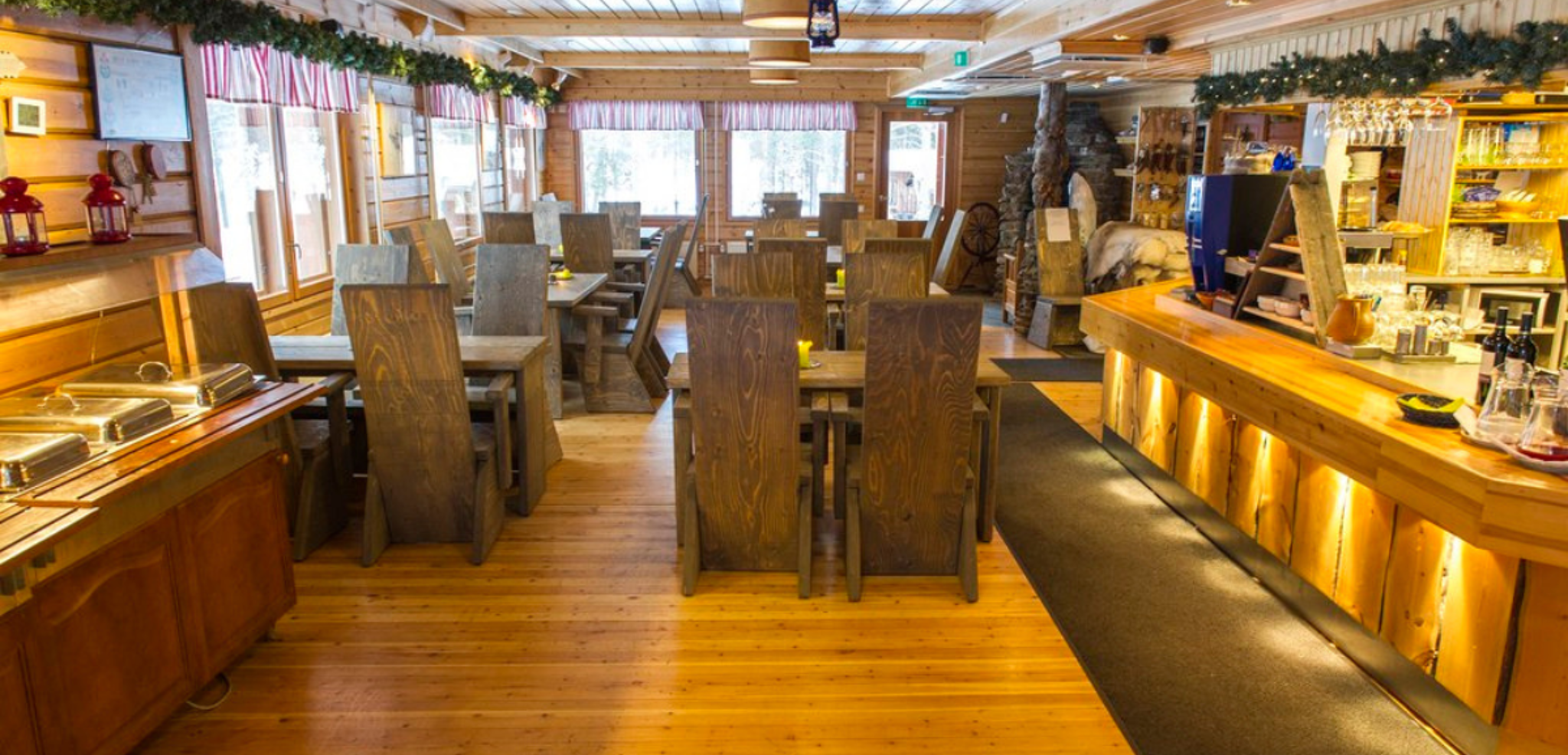 Dégustez une cuisine bio et locale au restaurant du chalet principal