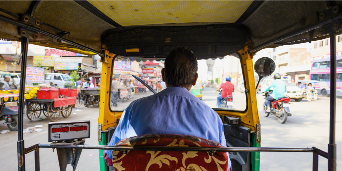 A bord d'un rickshaw dans les rues de New Delhi - jour 11 