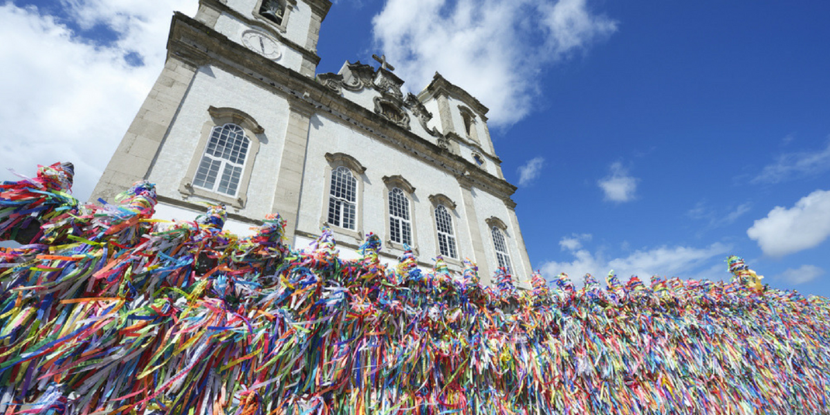 Les rubans colorés de l'église du Senhor do Bomfim à Salvador - jour 2 