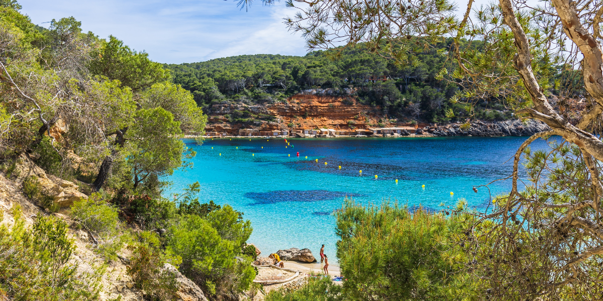 Cala Salada et Saladeta, Ibiza, Espagne 