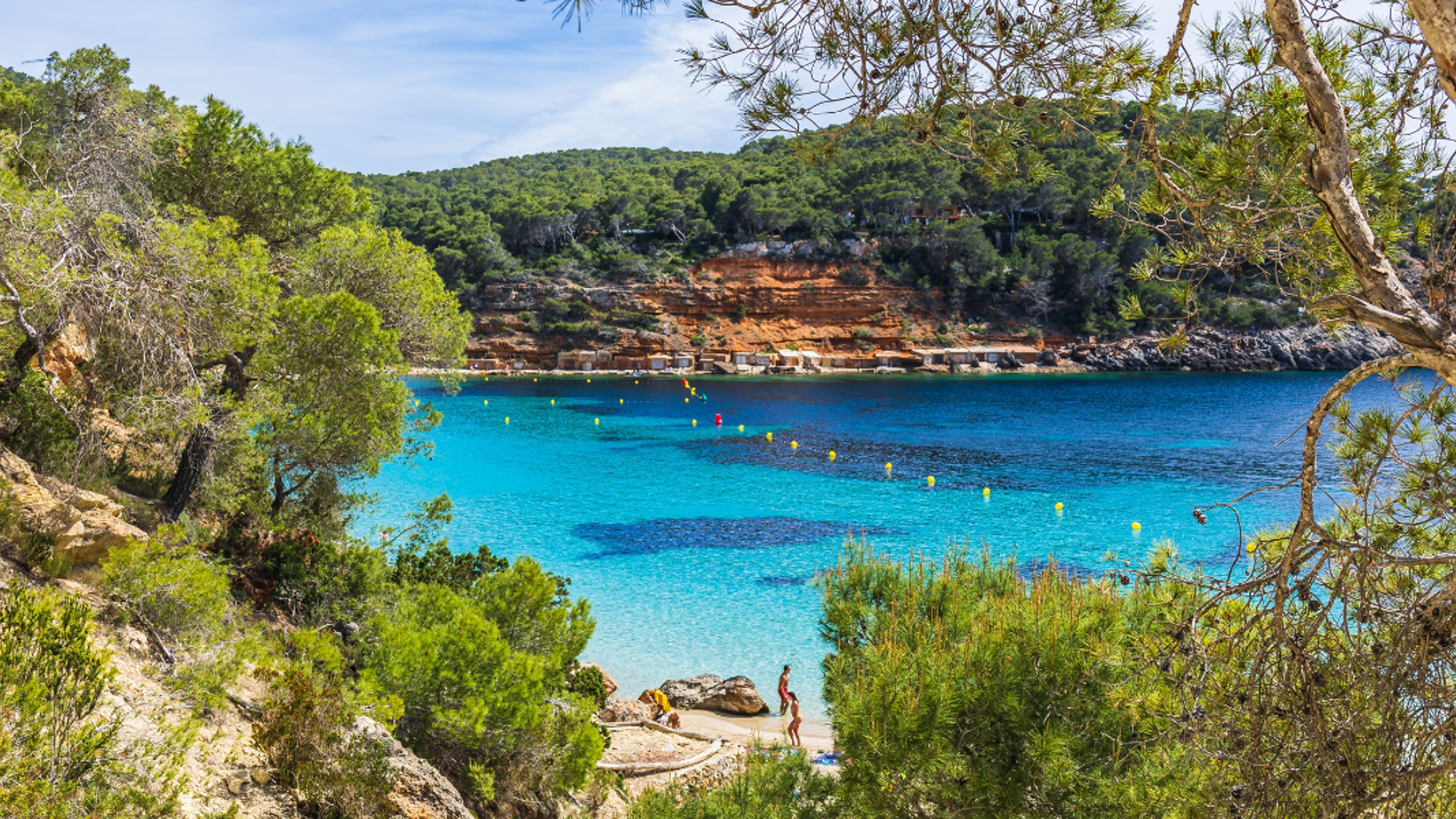 Cala Salada et Saladeta, Ibiza, Espagne