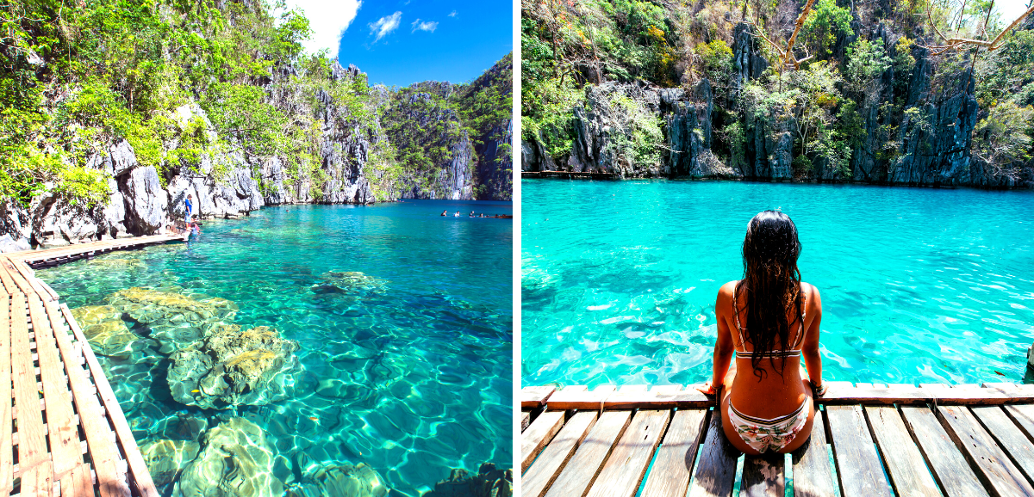 et eaux cristallines...