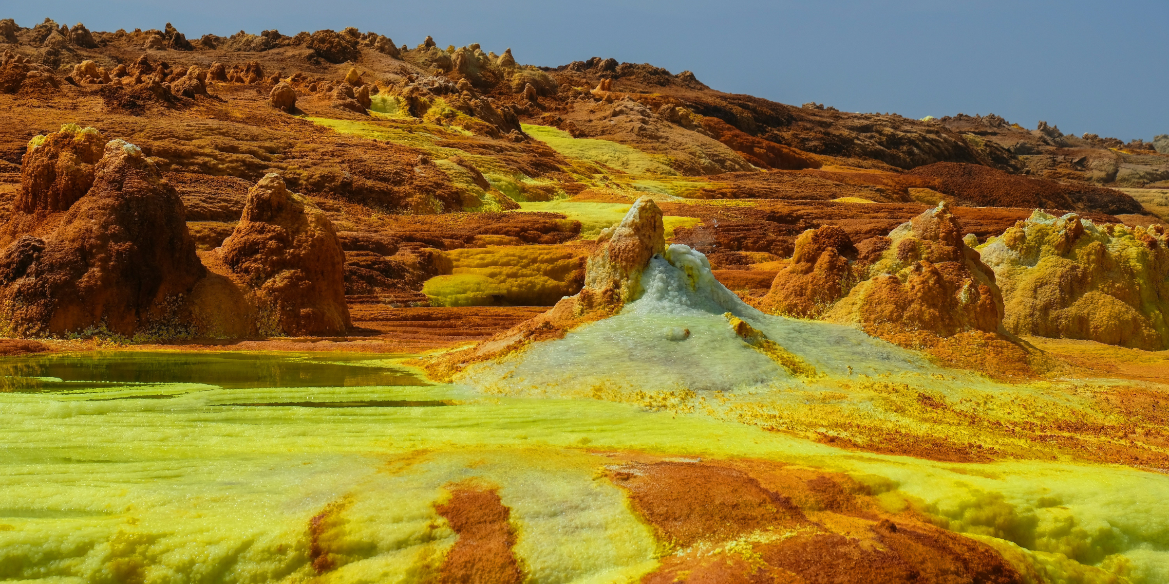 Sources géothermiques de Dallol, Danakil, Ethiopie